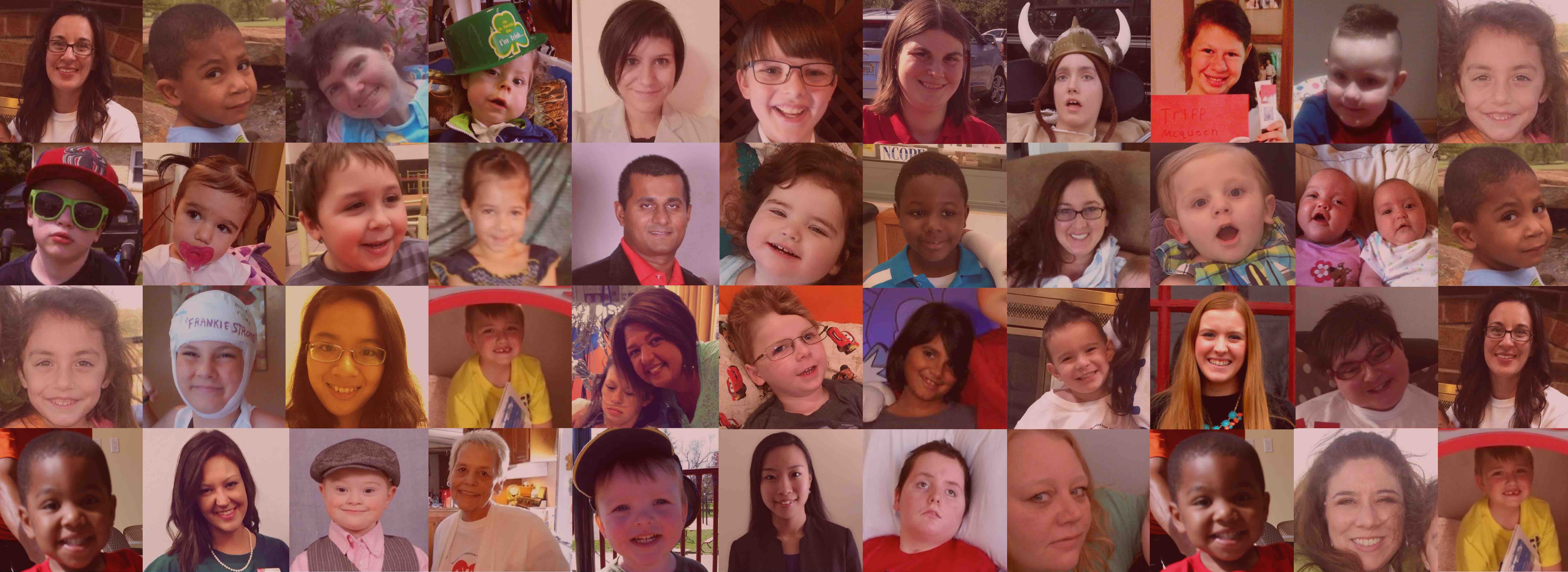Giving Foundation for Children legacy photo collage